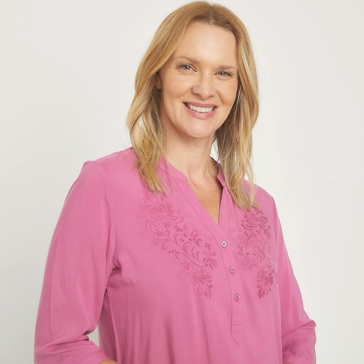 NEWPORT - Blusa Manga Larga Casual Mujer Newport