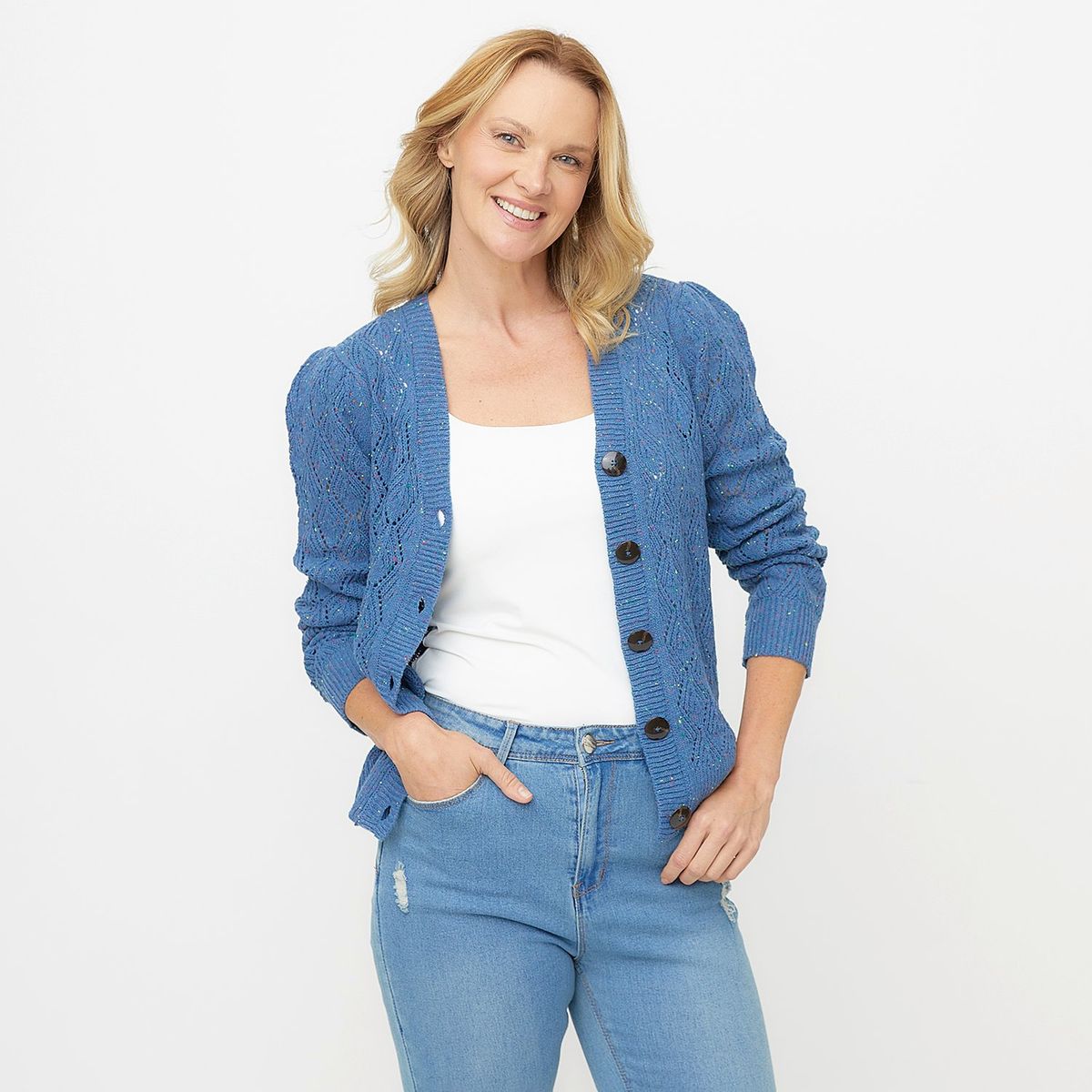 NEWPORT - Cárdigan Casual Mujer Newport