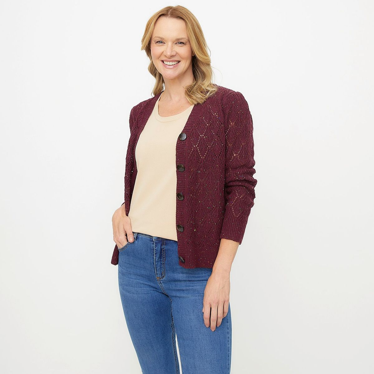 NEWPORT - Cárdigan Casual Mujer Newport