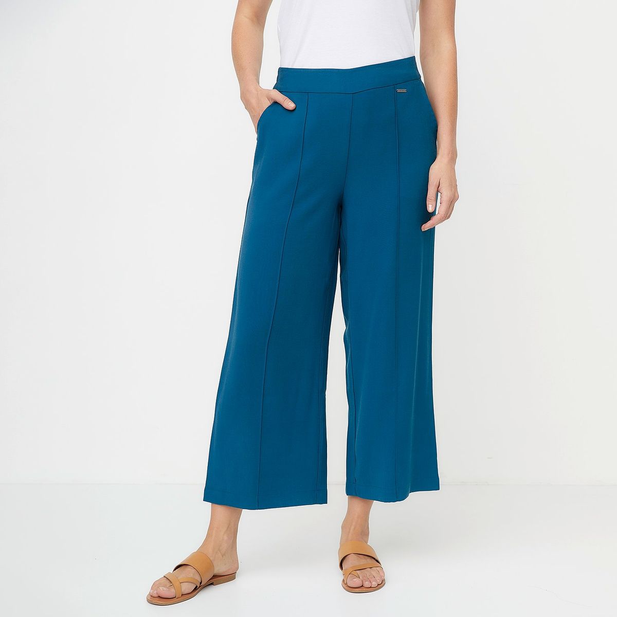 NEWPORT - Pantalón Culotte Casual Mujer Newport
