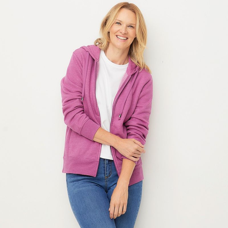 NEWPORT - Polera Newport Mujer Algodón Manga Larga con Gorro