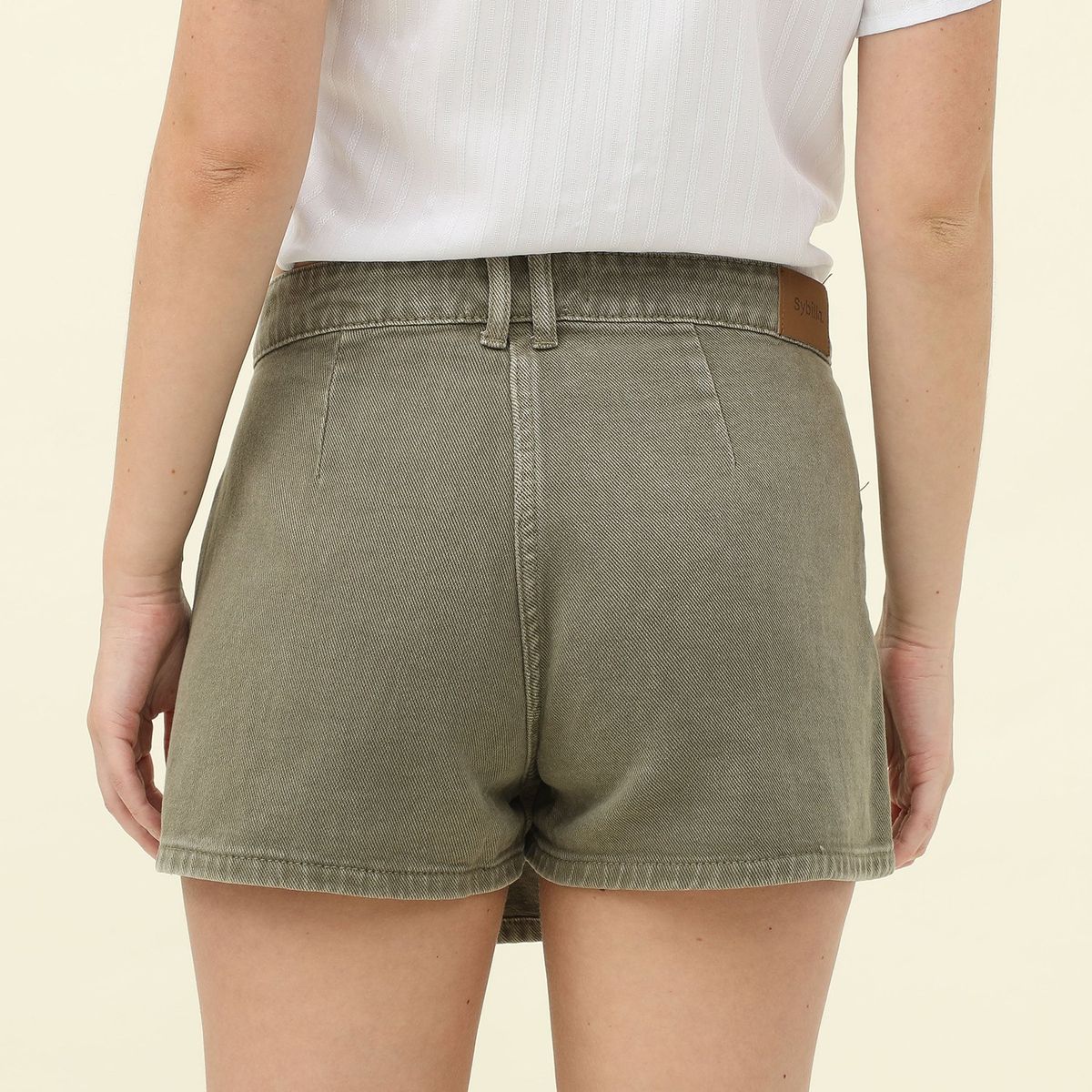 SYBILLA - Falda Corta 100% Algodón Mujer Sybilla