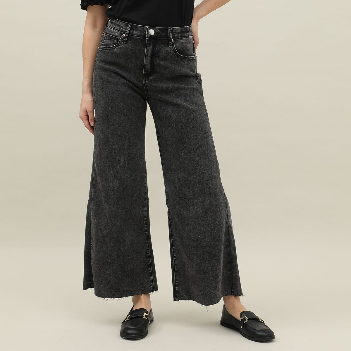 BASEMENT - Jean Straight Algodón Mujer Basement