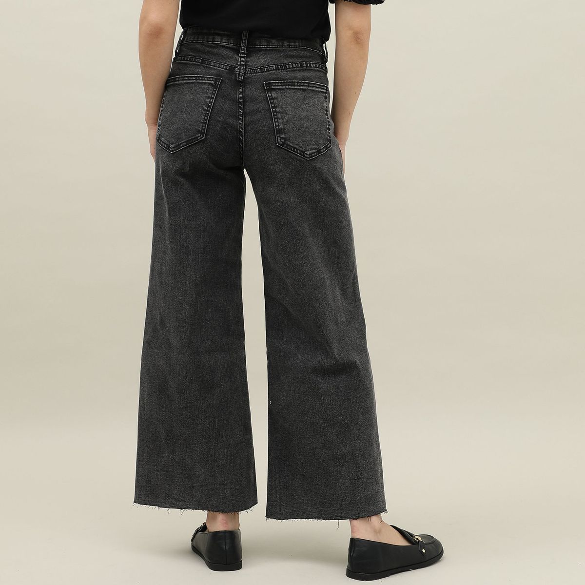 BASEMENT - Jean Straight Algodón Mujer Basement