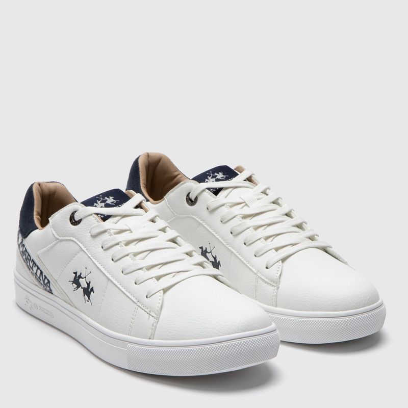 Shoes Woman Zapatilla Urbana Hombre Blanco La Martina