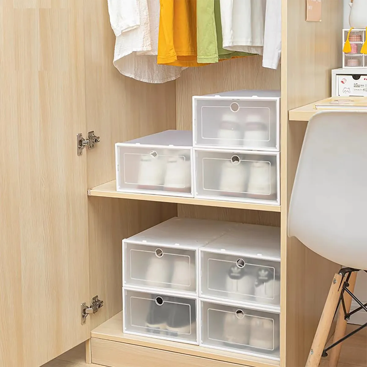 MICA - Set x10 Cajas Plásticas Para Zapatos