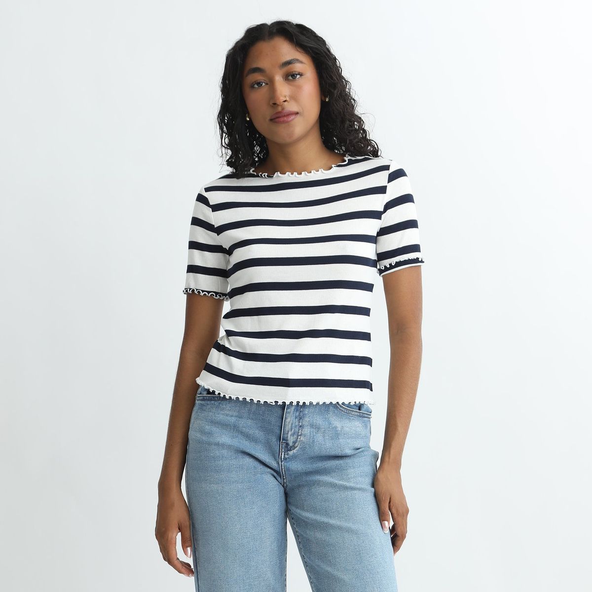 BASEMENT - Polo Manga Corta Mujer Basement