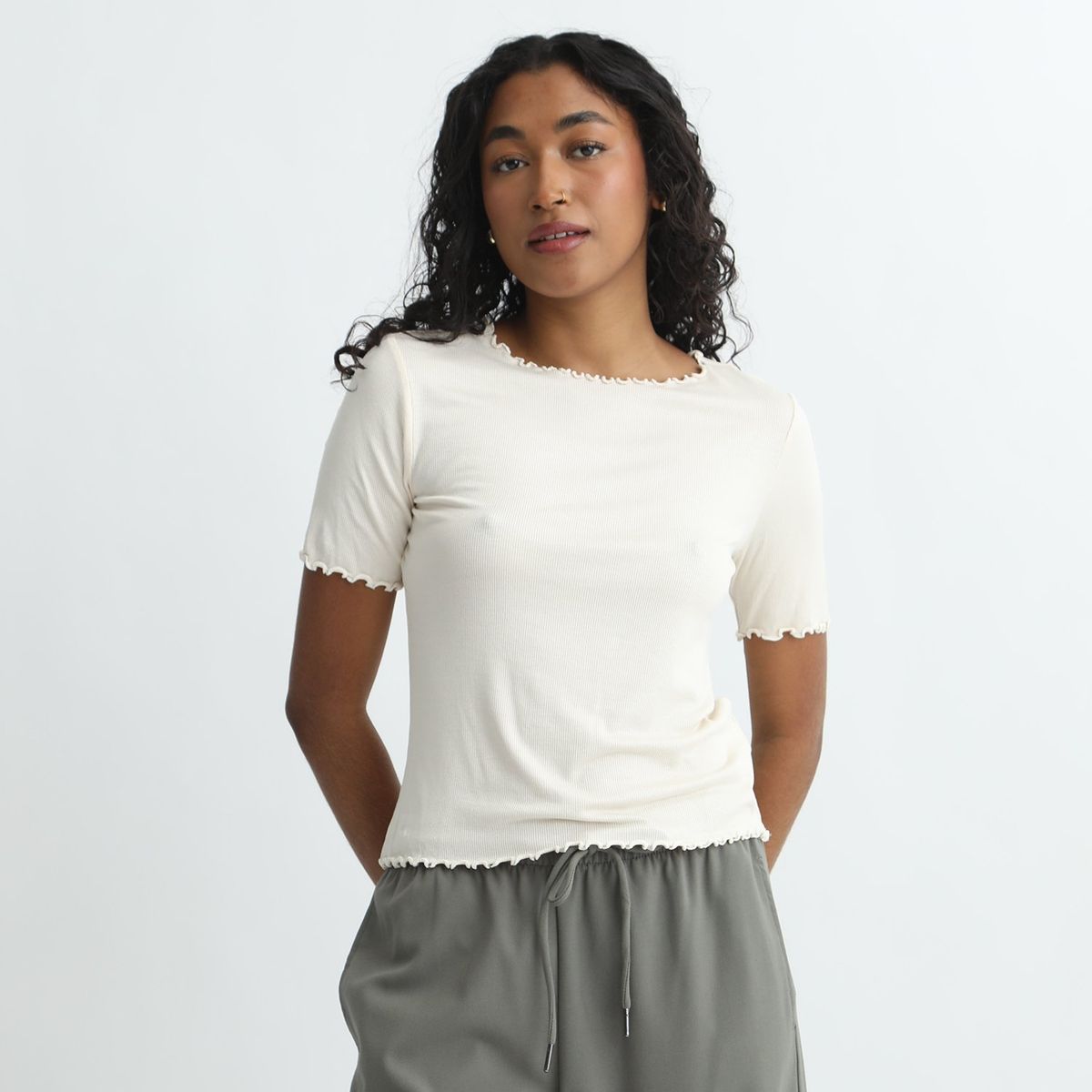 BASEMENT - Polo Manga Corta Mujer Basement