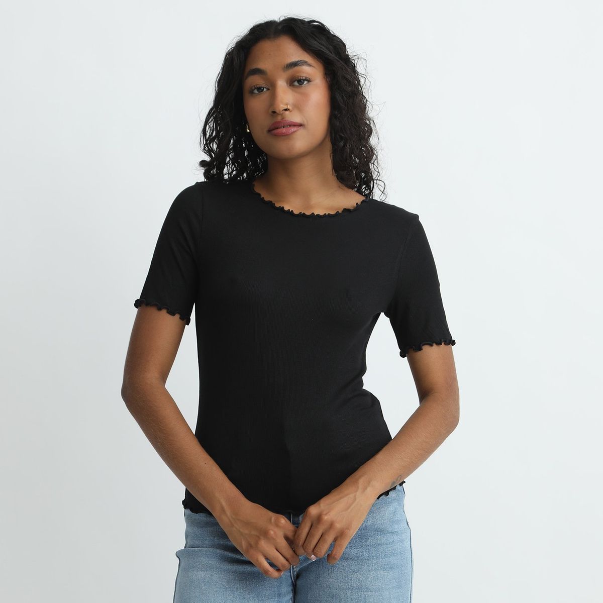 BASEMENT - Polo Manga Corta Mujer Basement