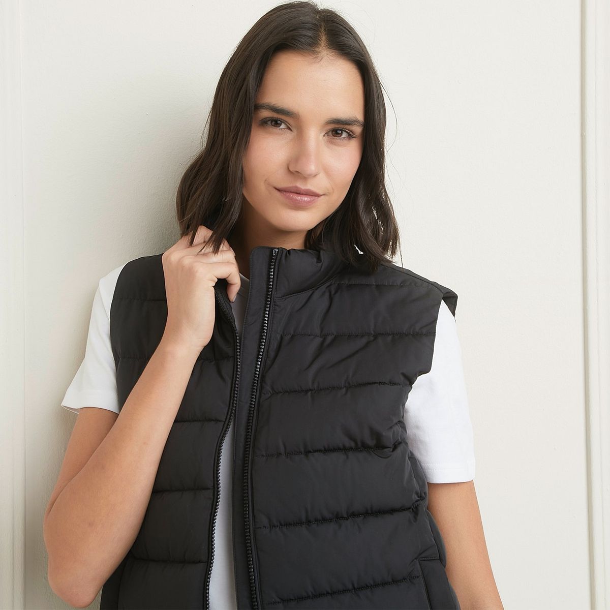 BASEMENT - Chaleco Casual Mujer Basement