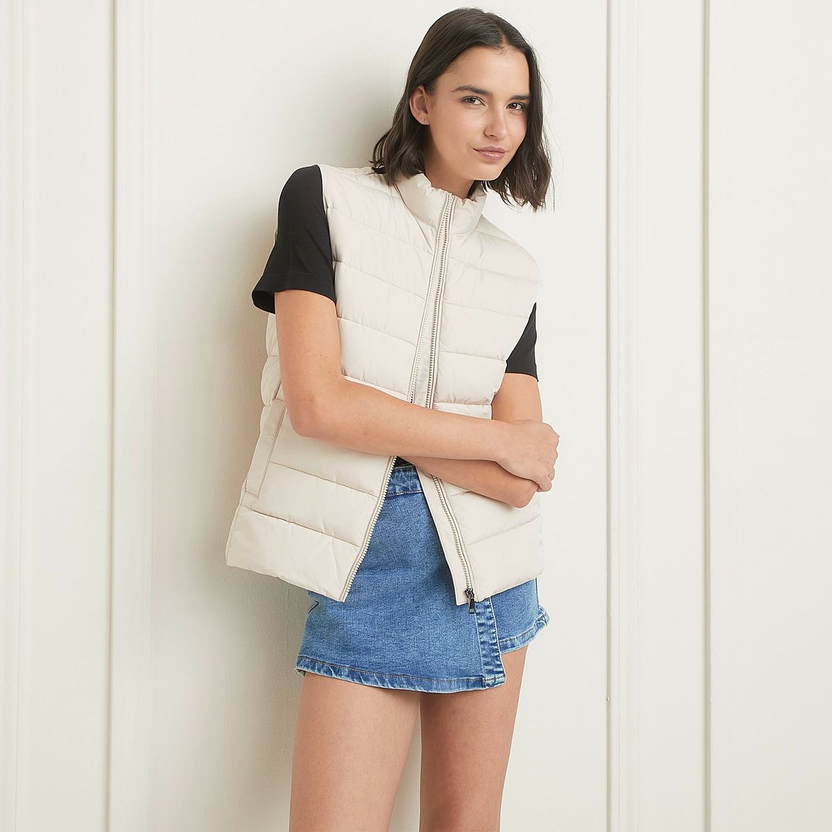 BASEMENT - Chaleco Casual Mujer Basement