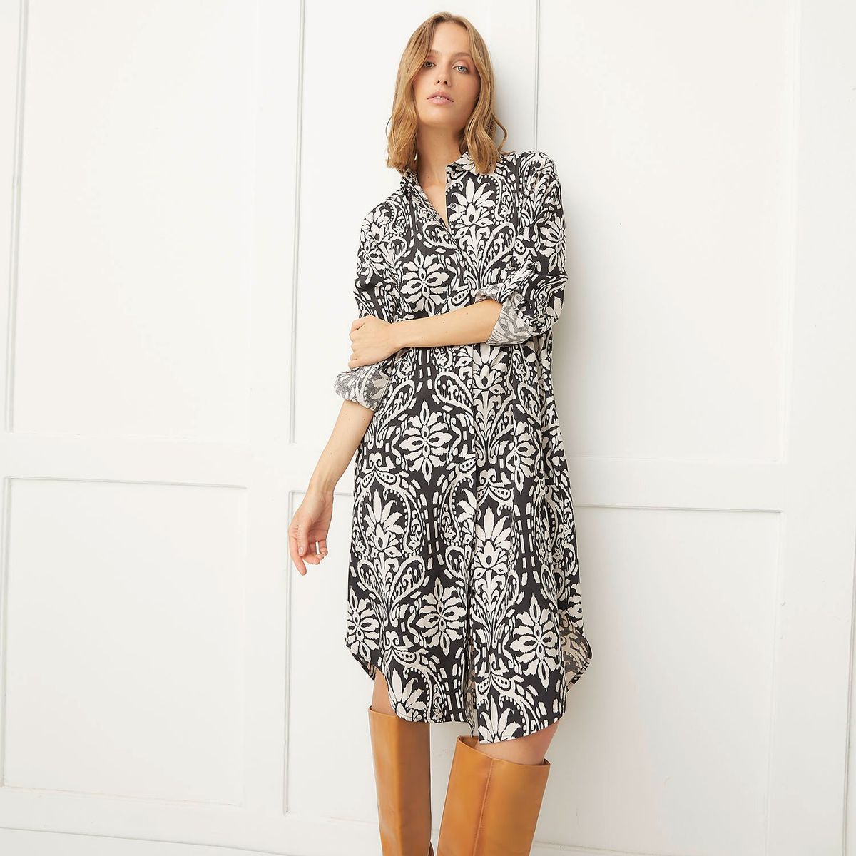 BASEMENT - Vestido Camisero Mujer Basement