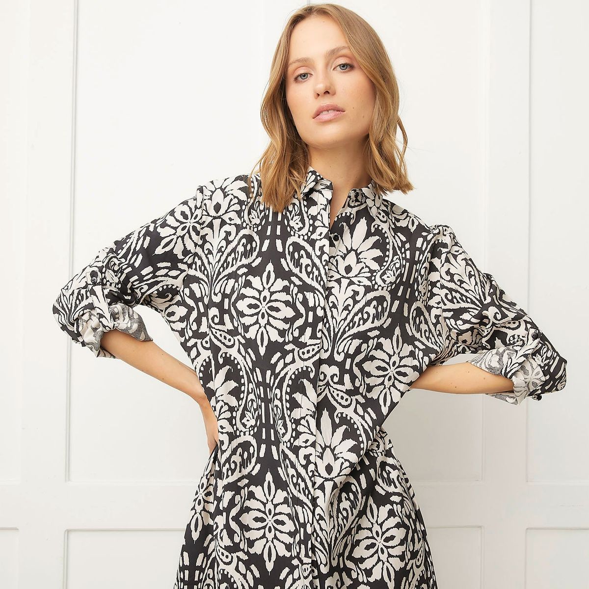 BASEMENT - Vestido Camisero Mujer Basement