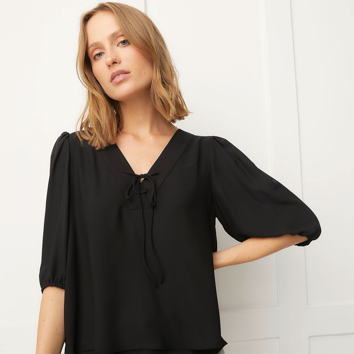 BASEMENT - Blusa Manga Larga Mujer Basement