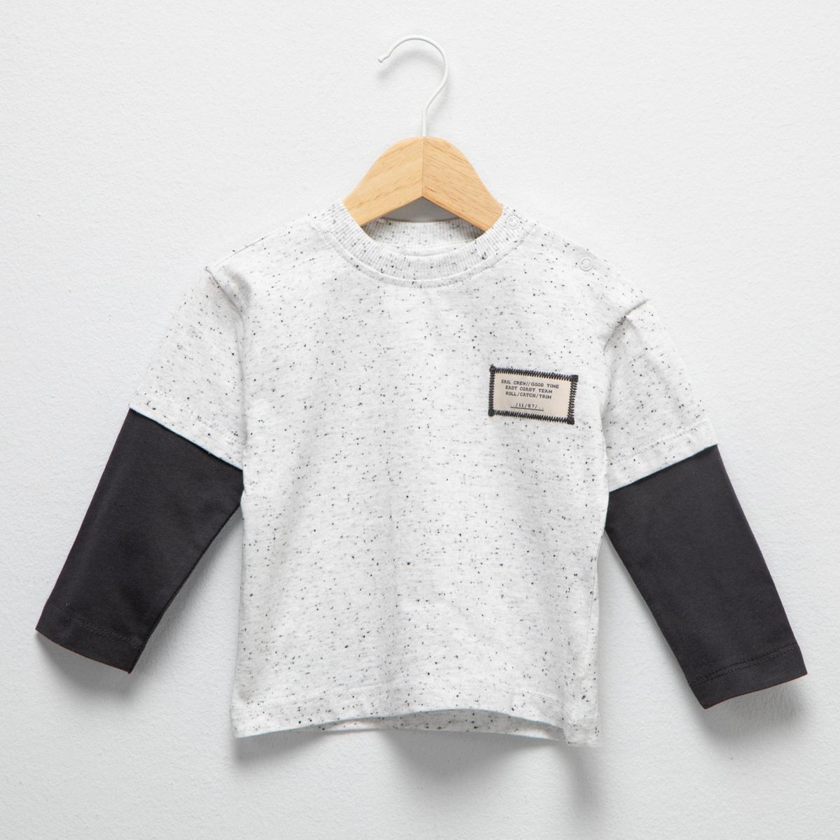 YAMP - Polo Yamp Casual Manga Larga Algodón Bebé Niño