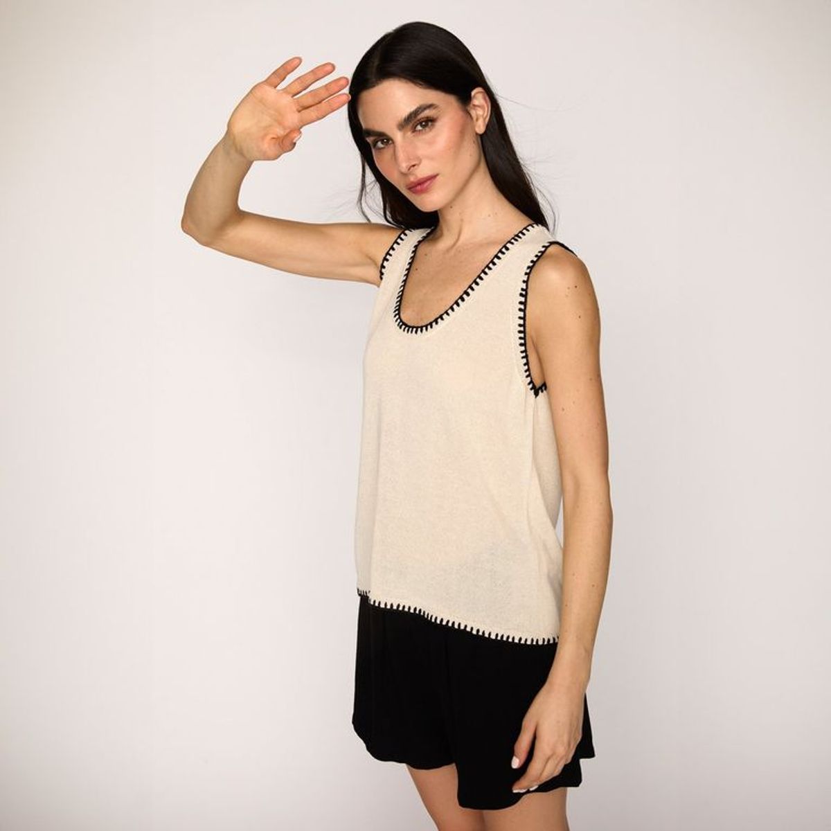 UNIVERSITY CLUB - Polo Sin Mangas Casual Mujer University Club