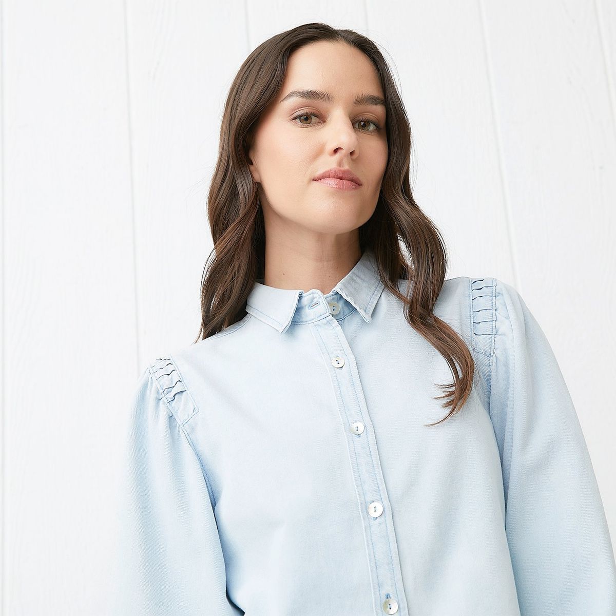 UNIVERSITY CLUB - Blusa Manga Larga Algodón Mujer University Club