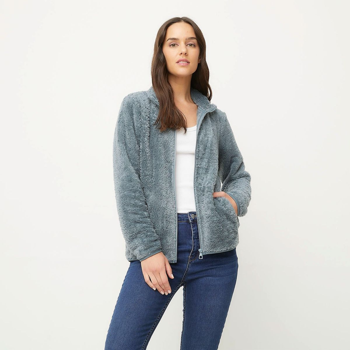 UNIVERSITY CLUB - Casaca Polar Casual Mujer University Club