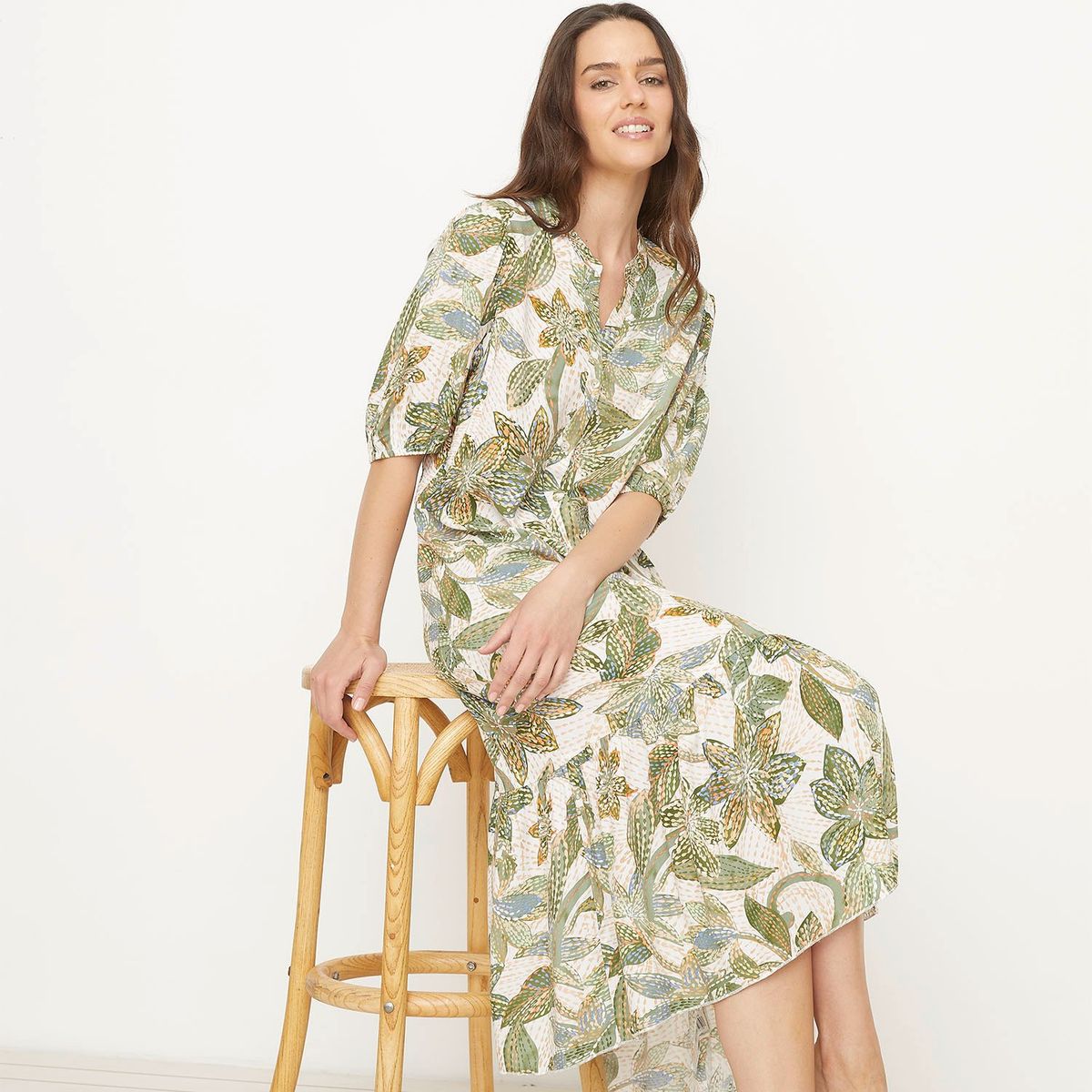 UNIVERSITY CLUB - Vestido Largo Casual University Club