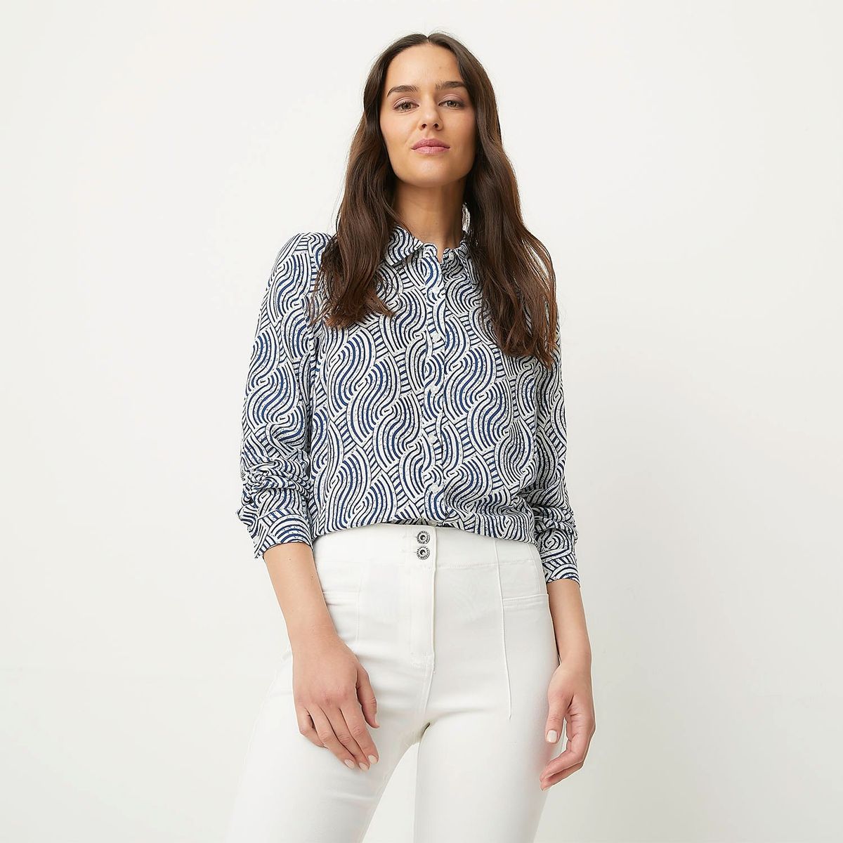 UNIVERSITY CLUB - Blusa Manga Larga Casual Mujer University Club