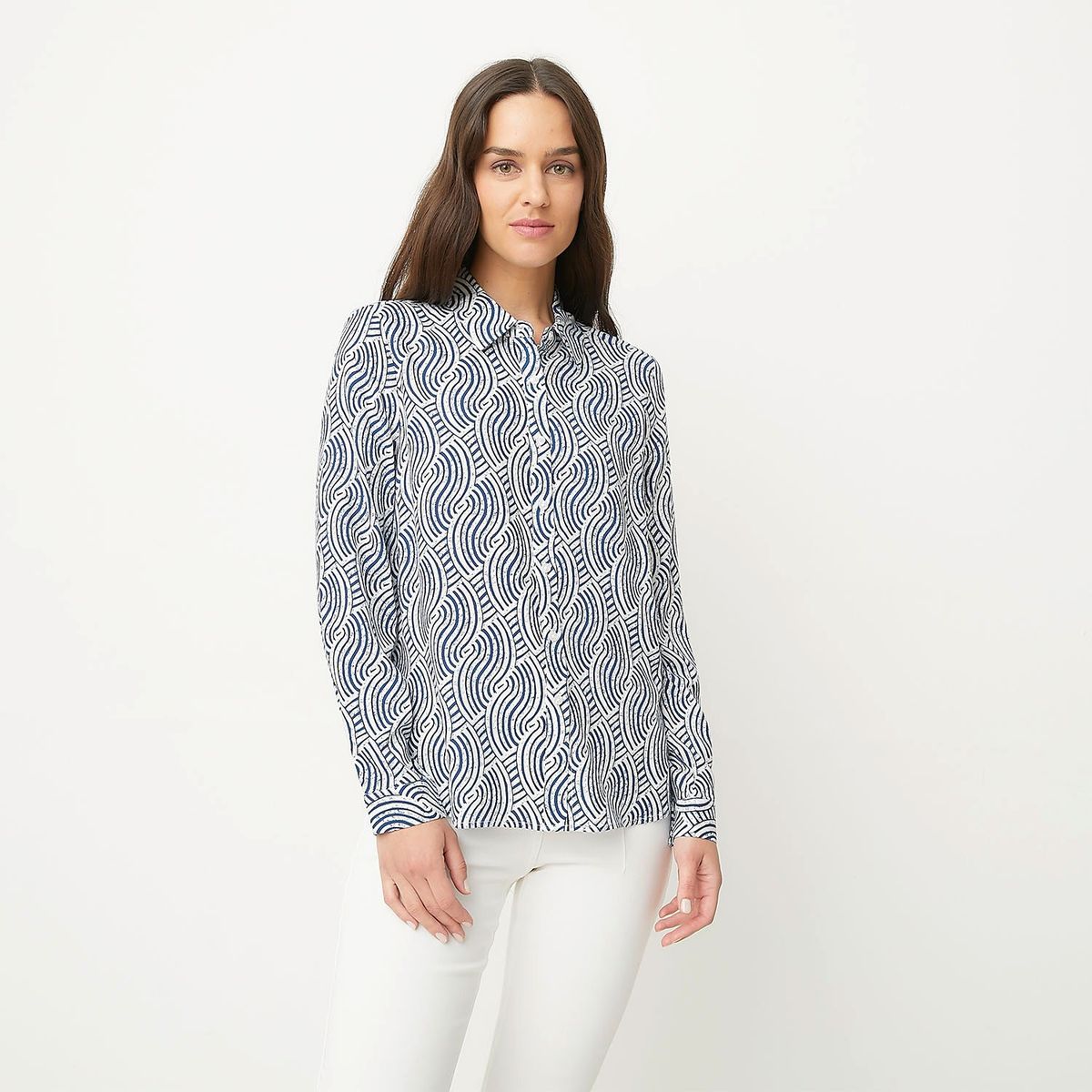 UNIVERSITY CLUB - Blusa Manga Larga Casual Mujer University Club