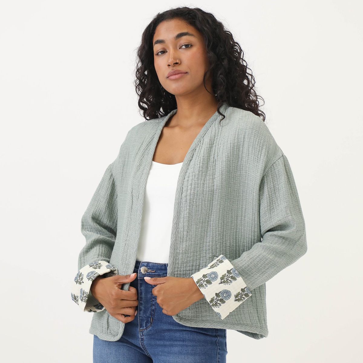 UNIVERSITY CLUB - Casaca University Club Algodón Manga Larga Mujer