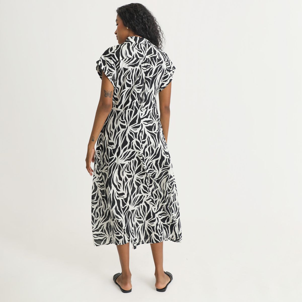 ELLE - Vestido Largo 100% Algodón Mujer Elle