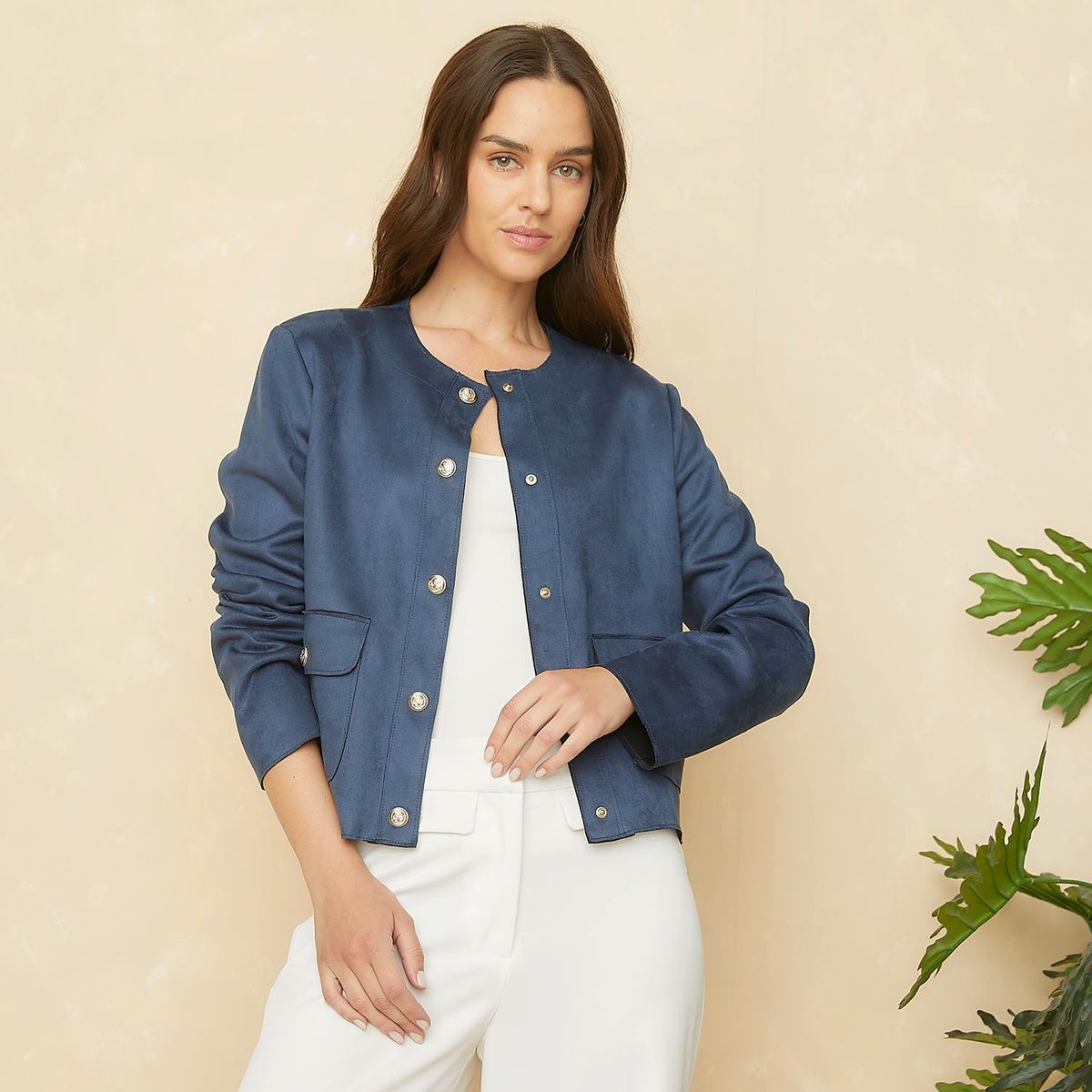 ELLE - Casaca Casual Mujer Elle