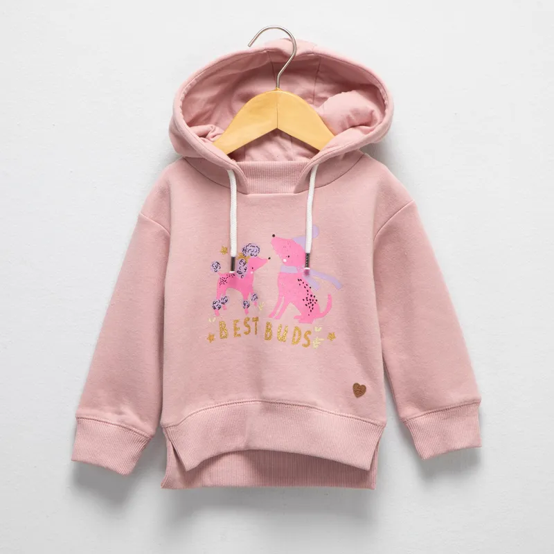 YAMP - Polera Yamp Estampado Manga Larga Bebé Niña Algodón