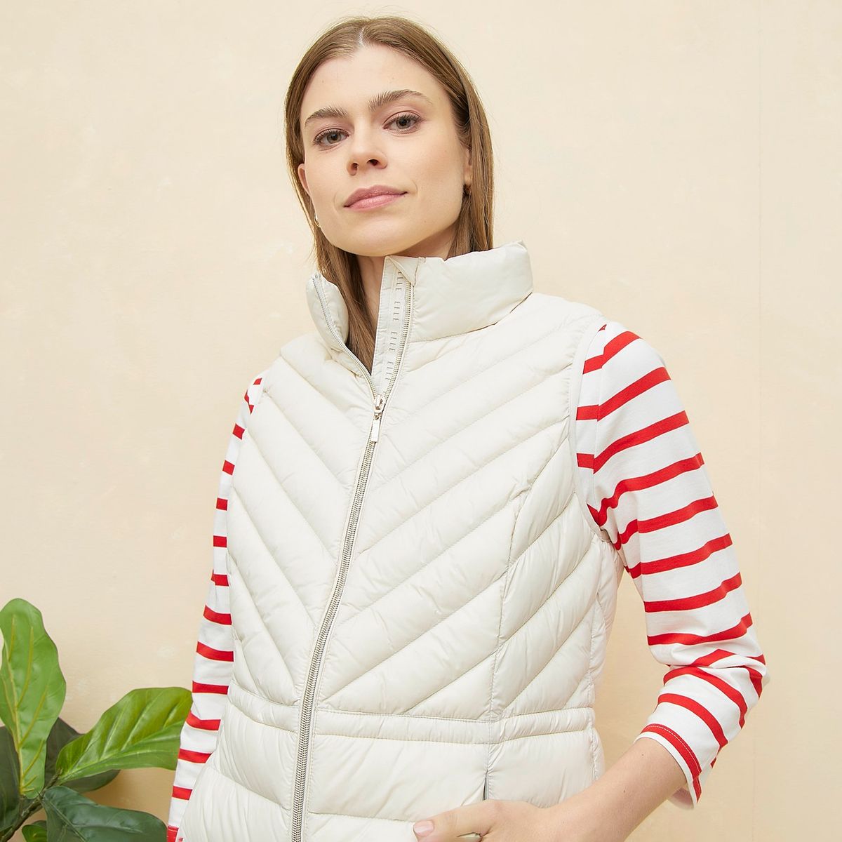 ELLE - Chaleco Casual Mujer Elle