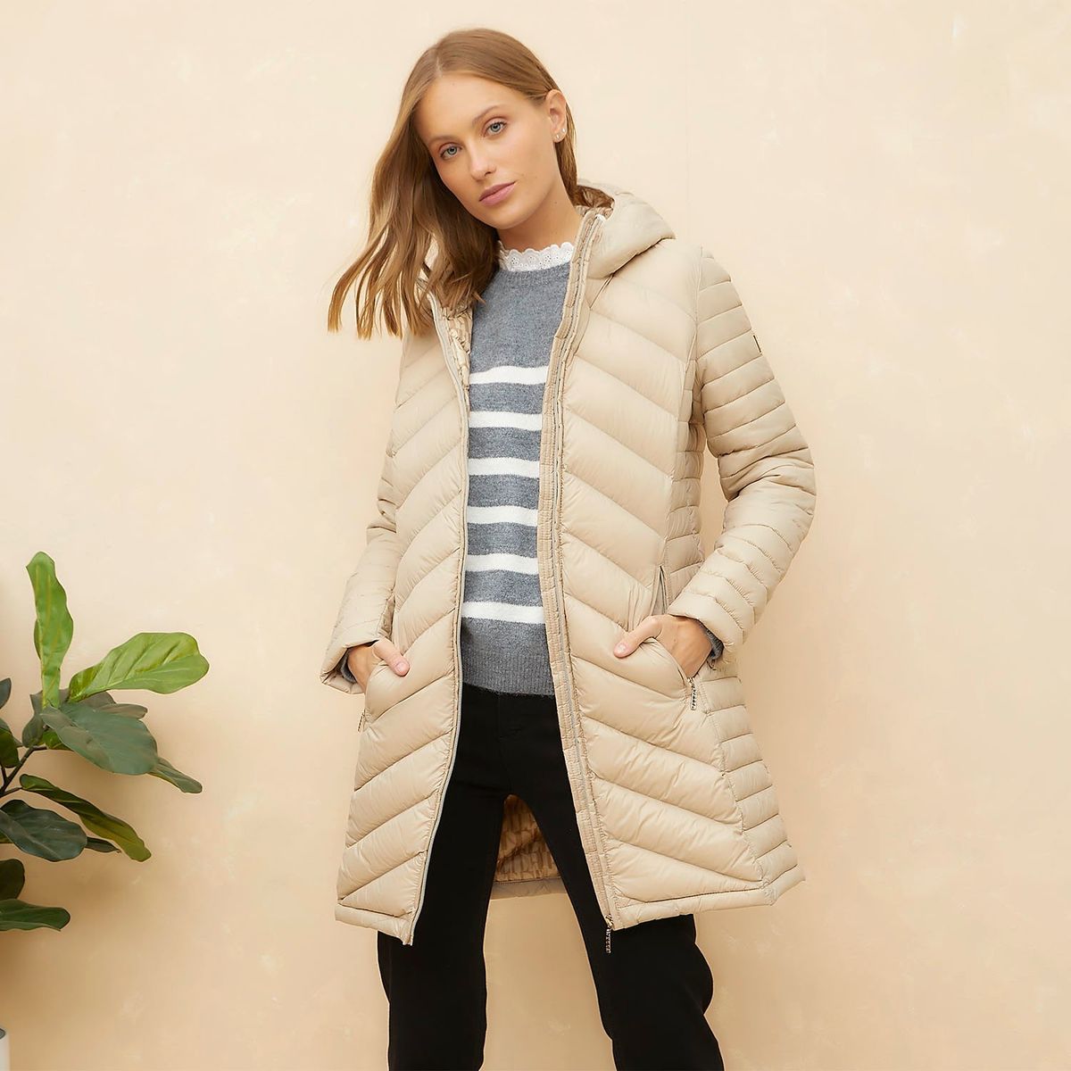 ELLE - Casaca Casual Mujer Elle