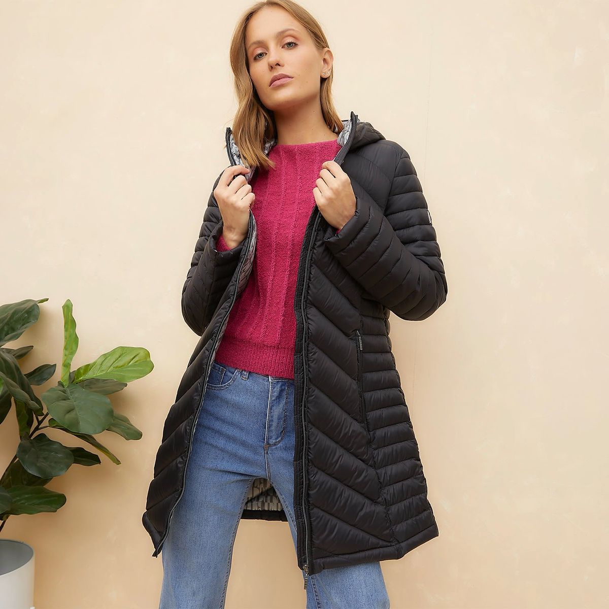 ELLE - Casaca Casual Mujer Elle