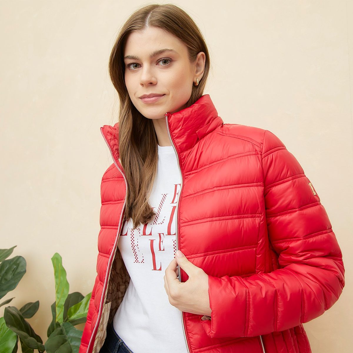 ELLE - Casaca Casual Mujer Elle