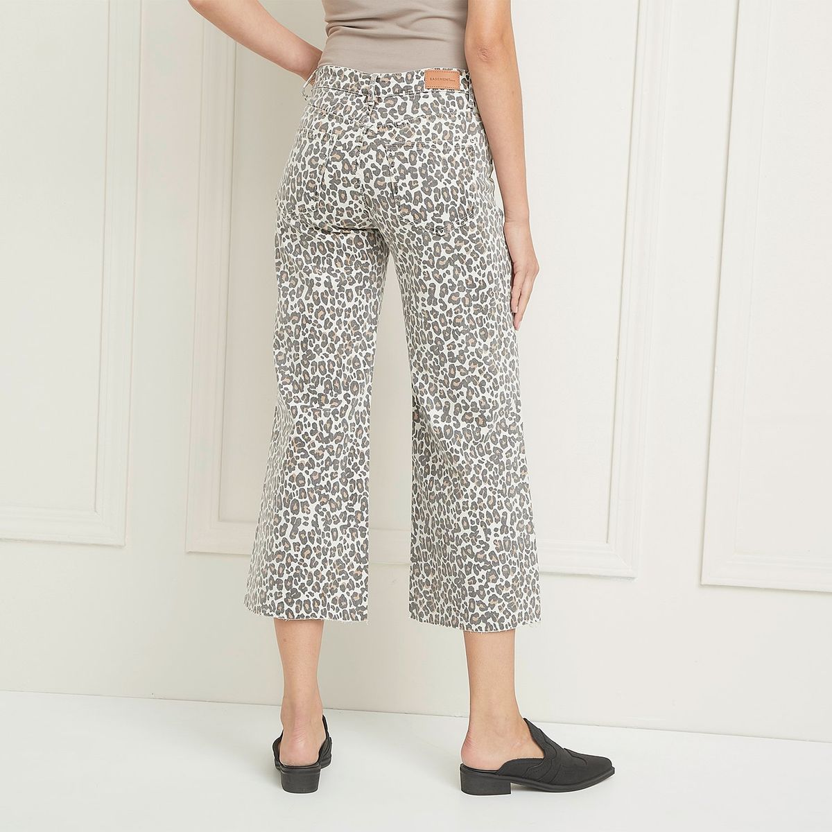 BASEMENT - Jean Culotte Tiro Alto Mujer Basement