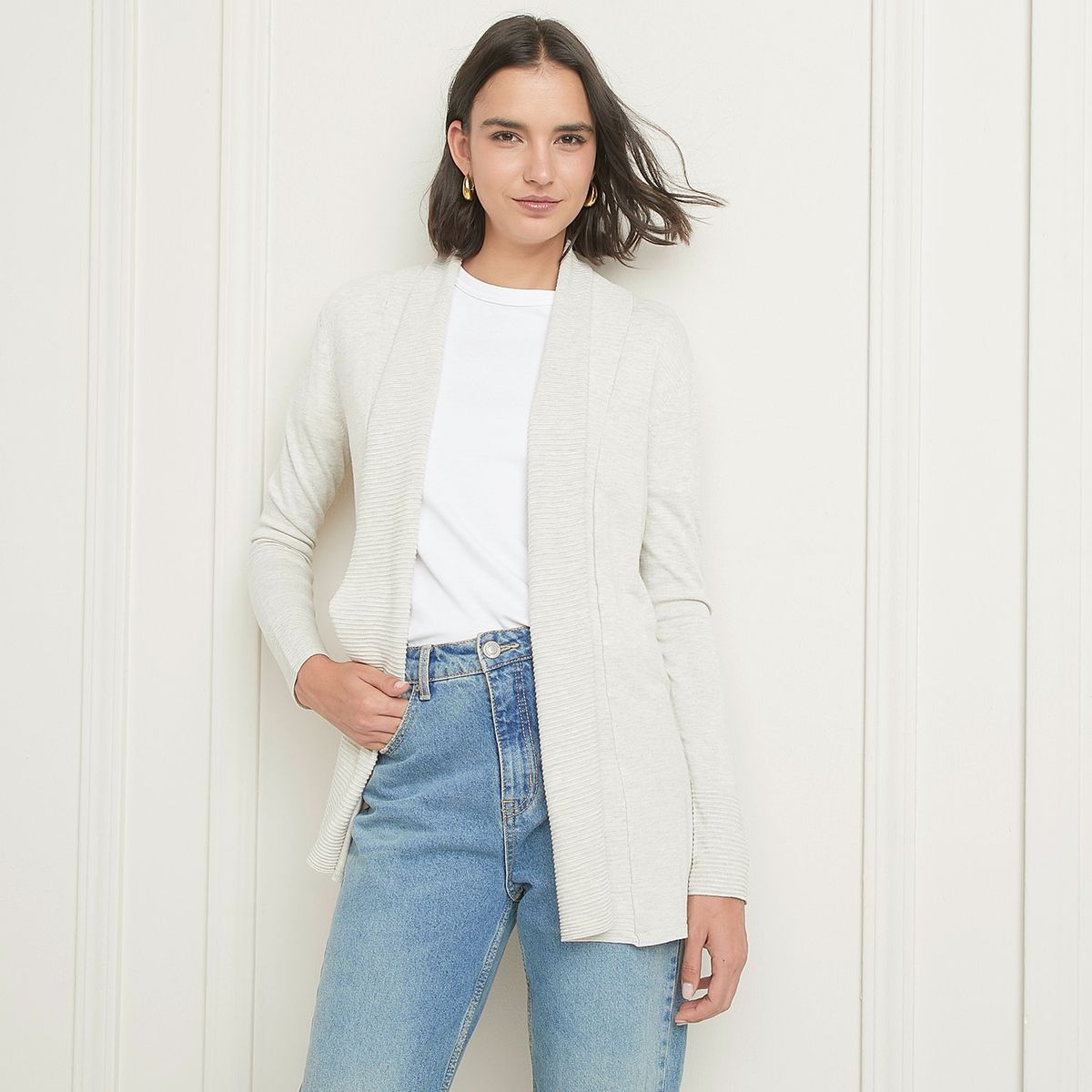 BASEMENT - Chompa Manga Larga Mujer Basement