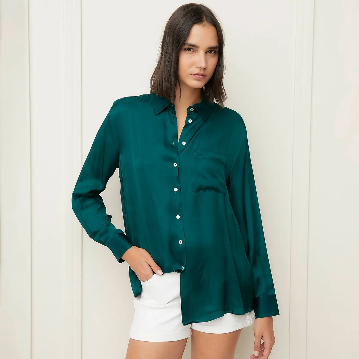 BASEMENT - Blusa Manga Larga Mujer Basement