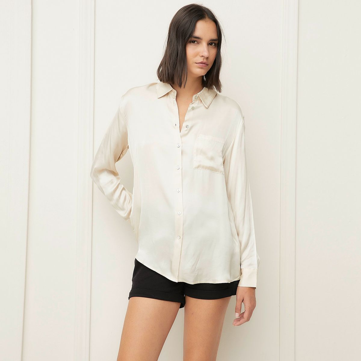 BASEMENT - Blusa Manga Larga Mujer Basement