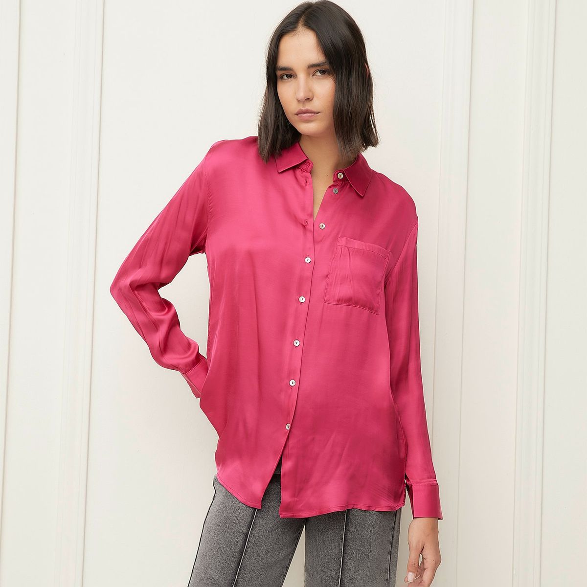 BASEMENT - Blusa Manga Larga Mujer Basement