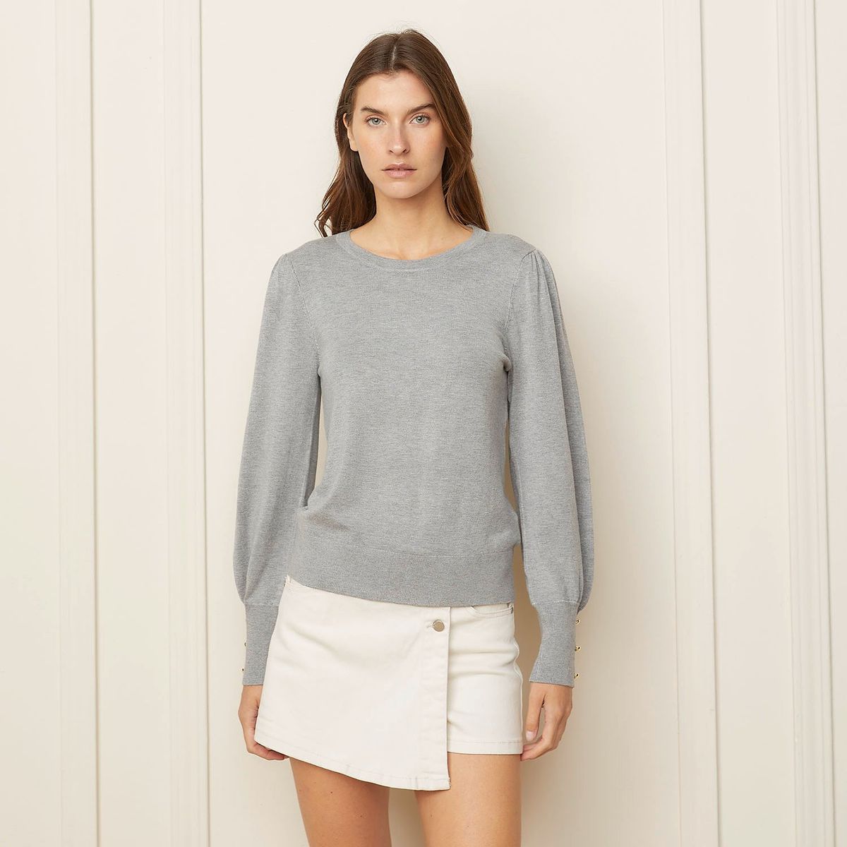 BASEMENT - Chompa Manga Larga Mujer Basement