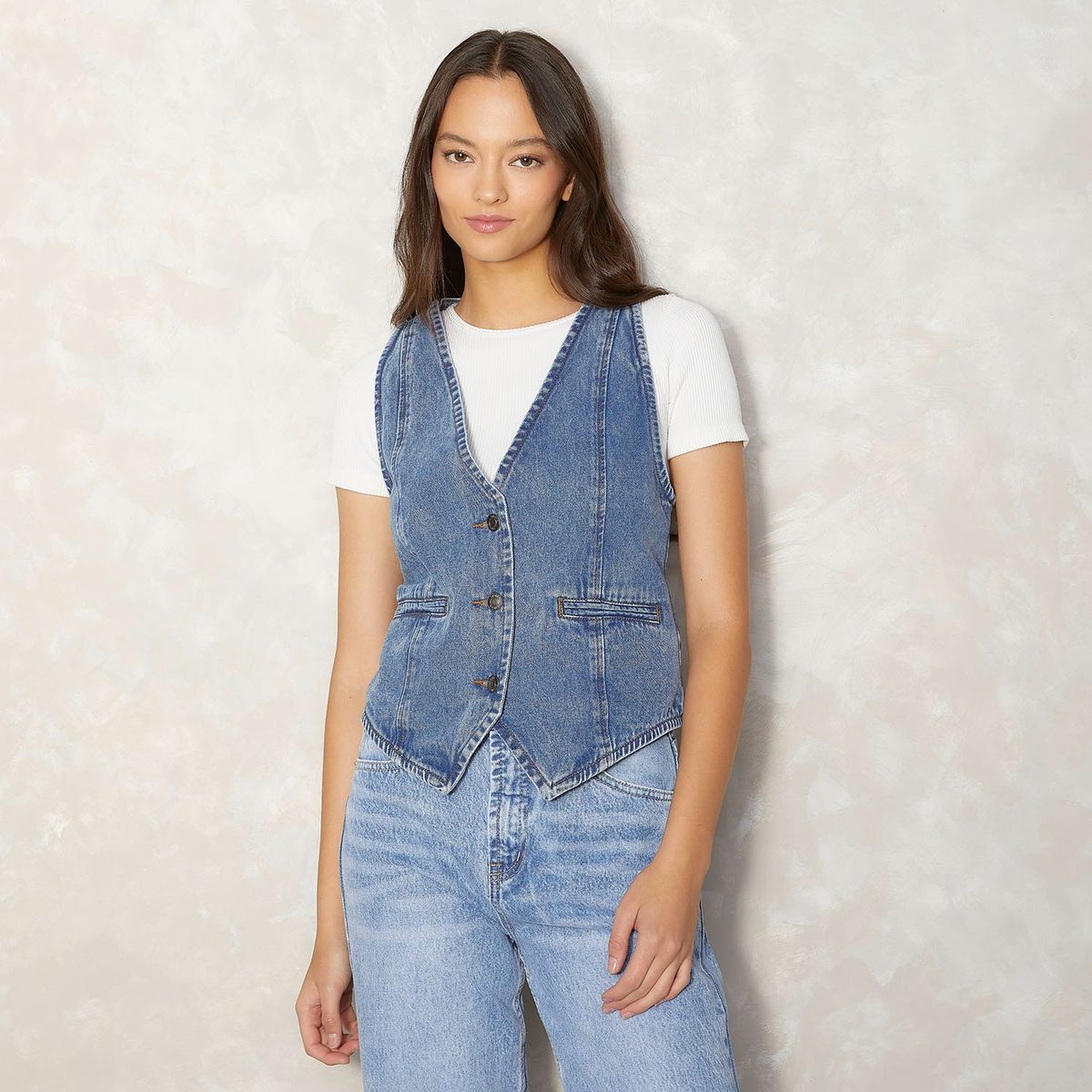 SYBILLA - Chaleco Sybilla Casual Sin Mangas Algodón Mujer