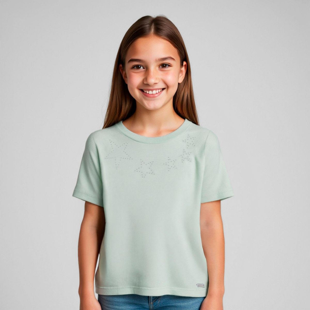 ELEVEN - Polo Eleven Algodón Estampada Niña Manga Corta