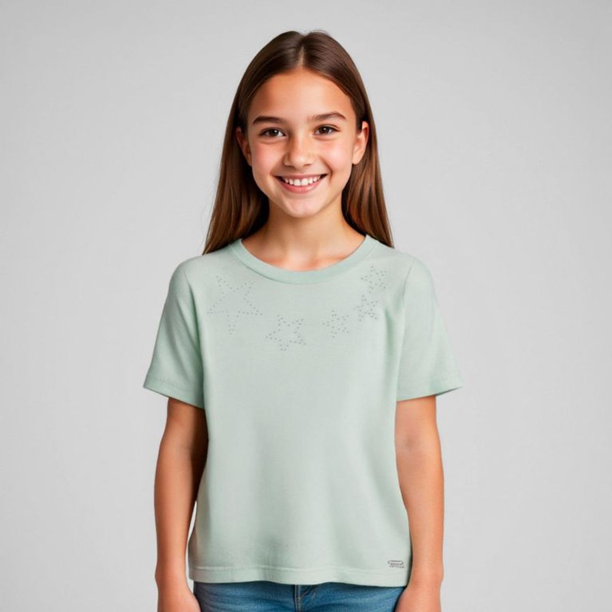 ELEVEN - Polo Eleven Algodón Estampada Niña Manga Corta