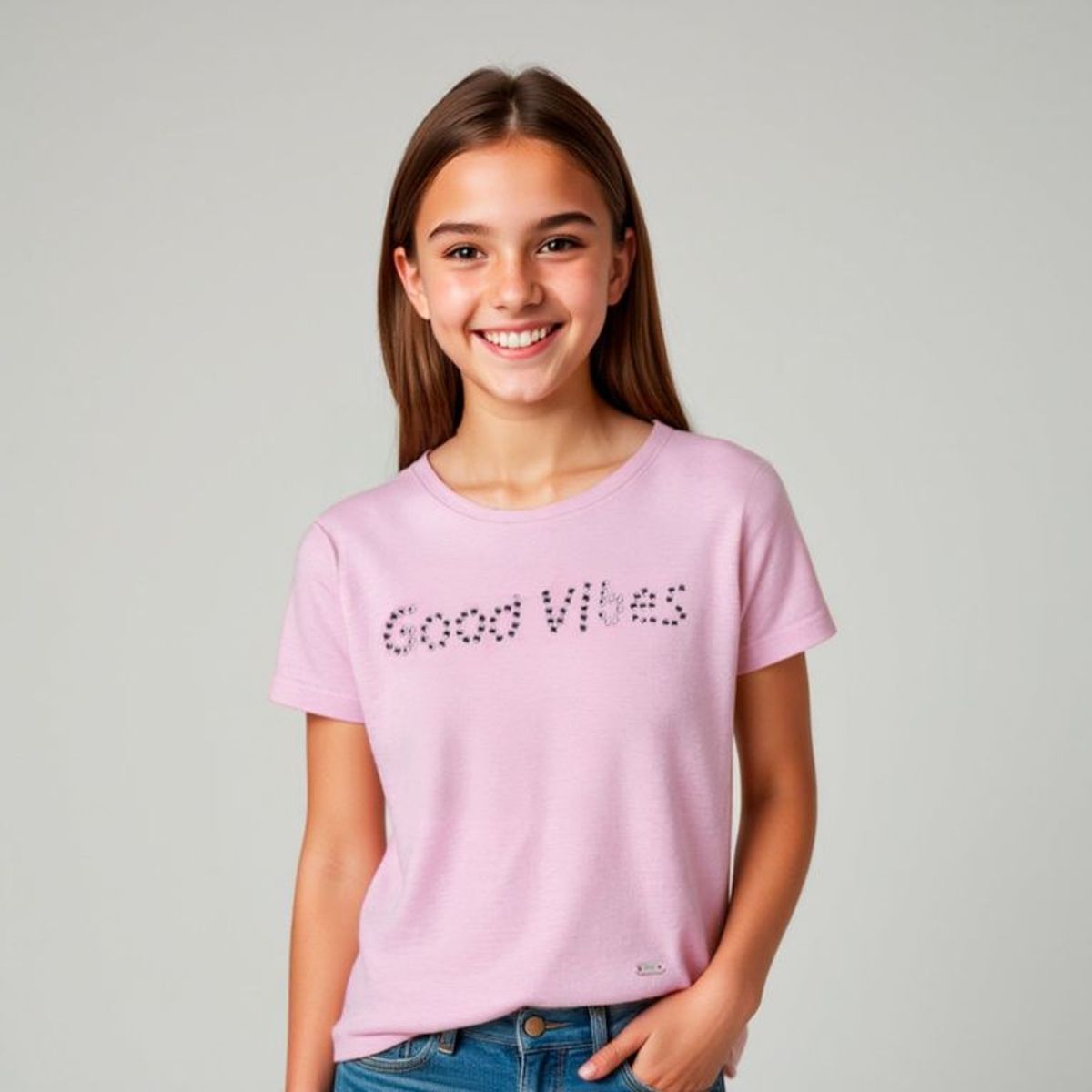 ELEVEN - Polo Eleven Algodón Estampada Niña Manga Corta