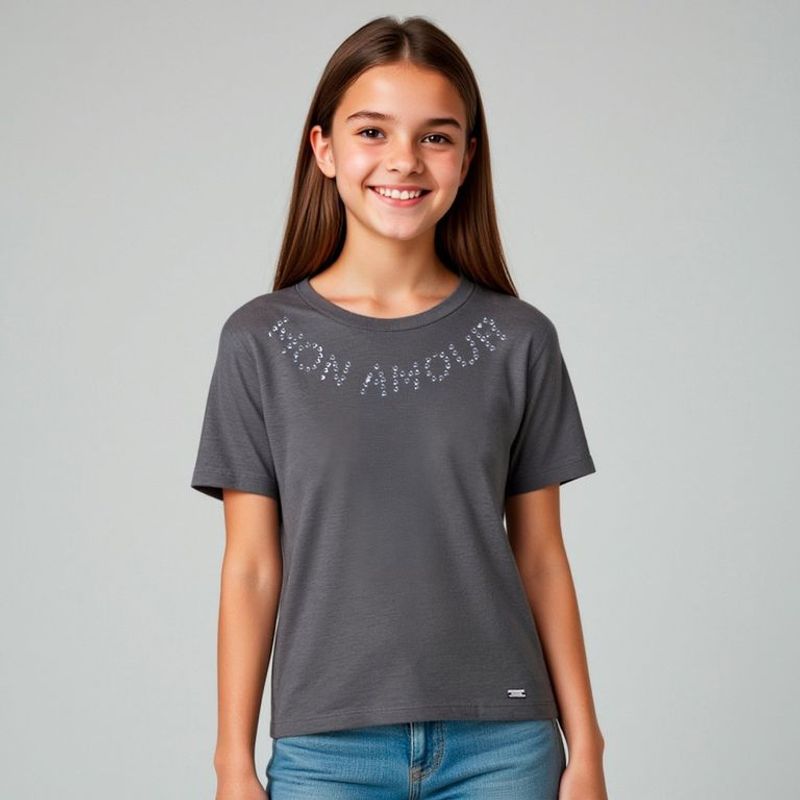 ELEVEN - Polo Eleven Algodón Estampada Niña Manga Corta