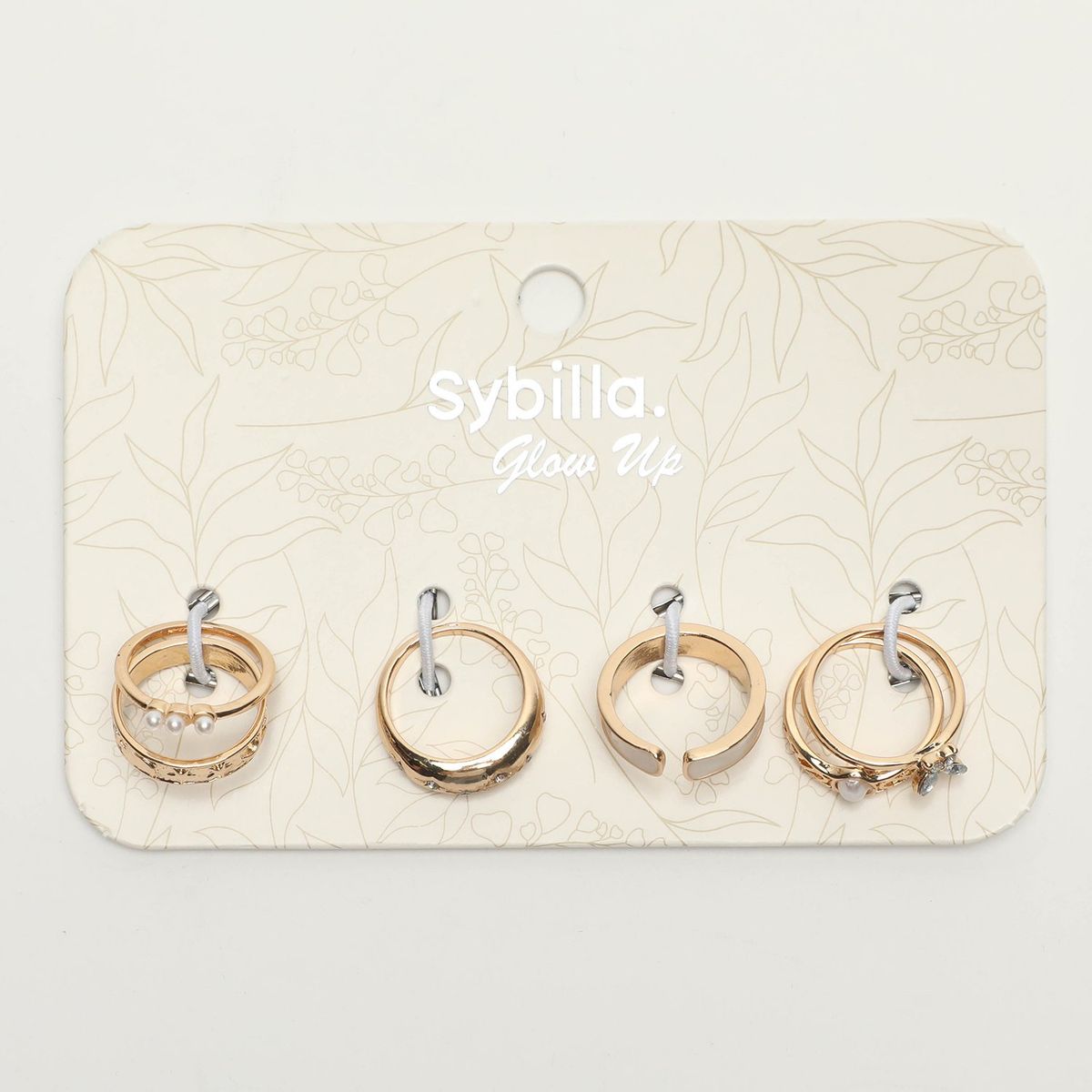 SYBILLA - Anillos Set X6 Pearl Sybilla
