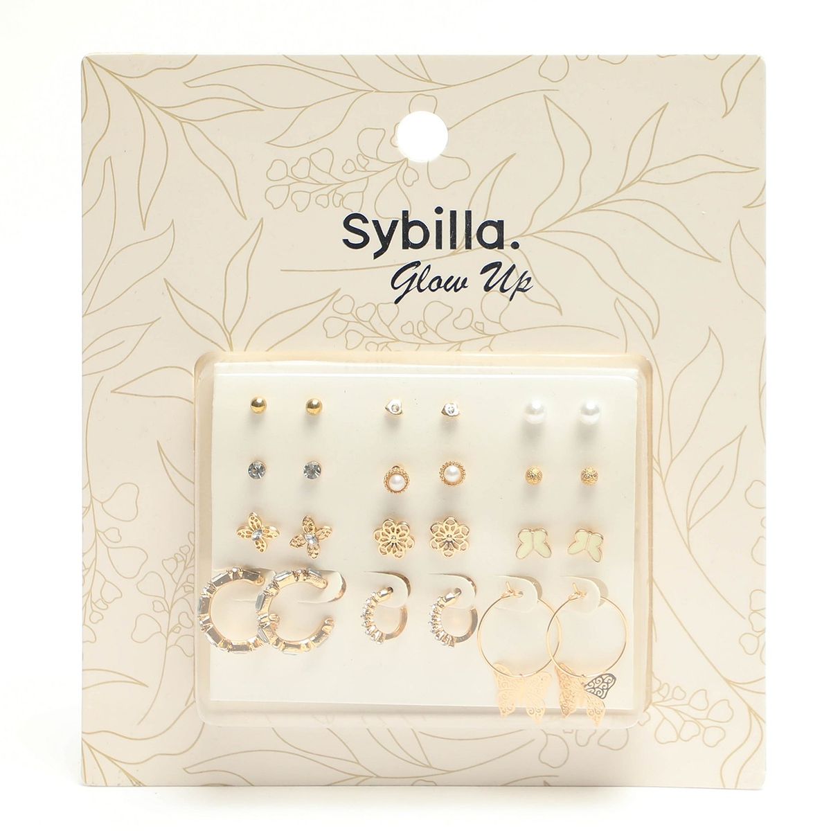 SYBILLA - Aretes Set Mariposas Sybilla
