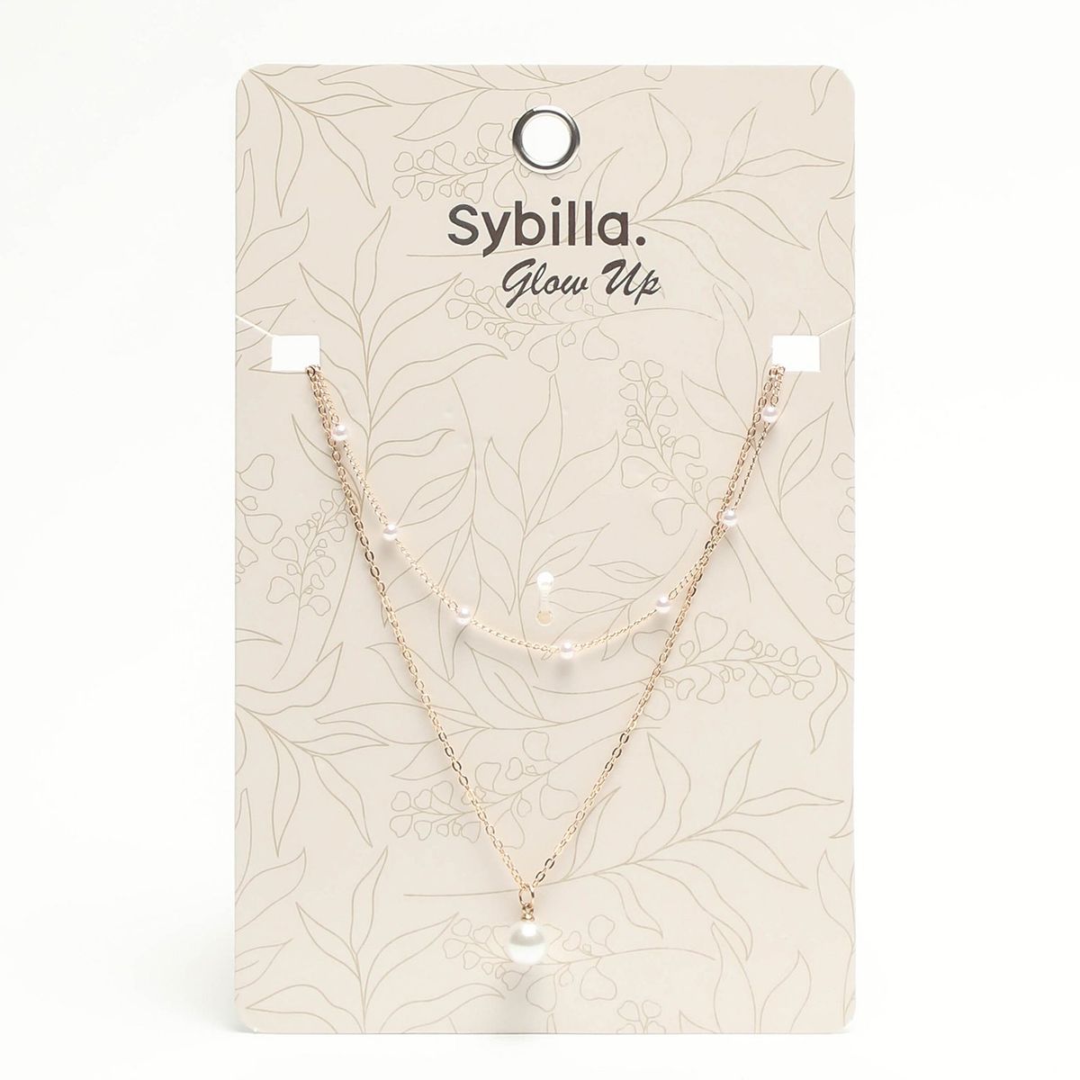 SYBILLA - Collar Dorado Perla Sybilla