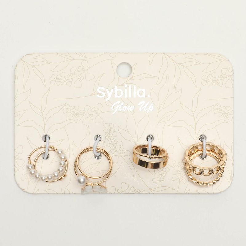 SYBILLA - Anillos Set X8 Butterfly Sybilla