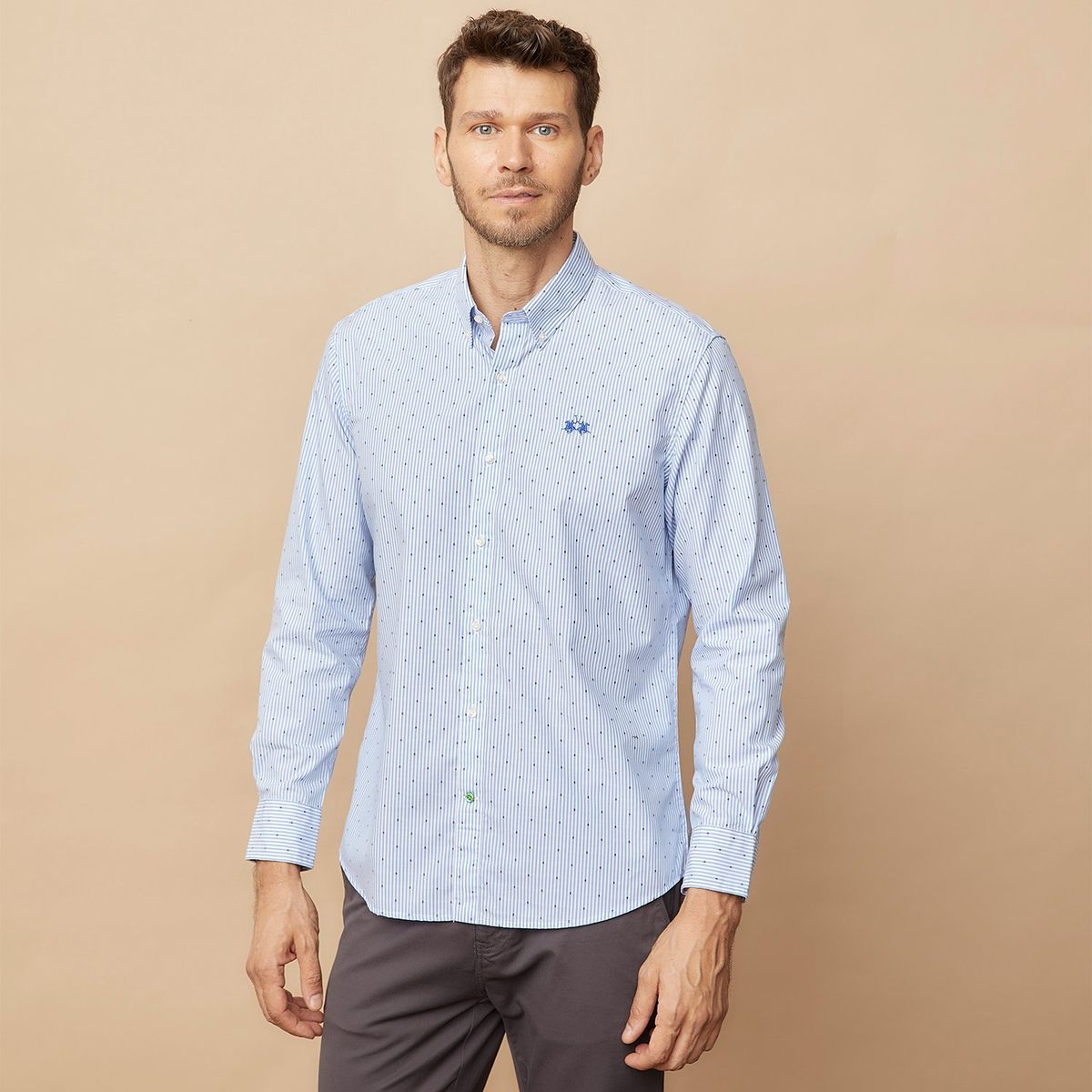 LA MARTINA - Camisa 100% Algodón Hombre La Martina 