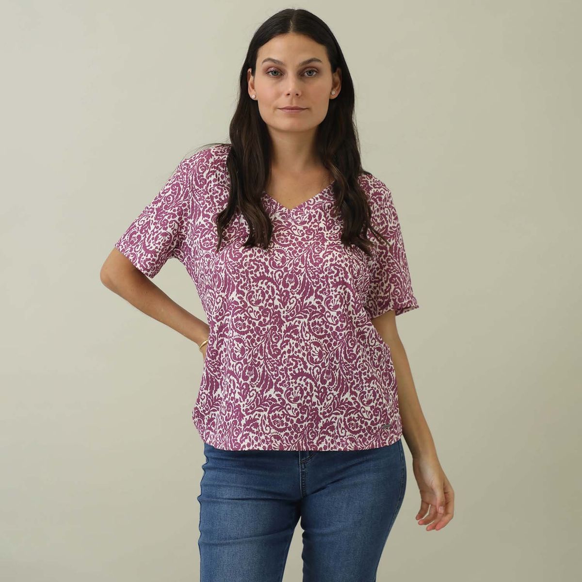 NEWPORT - Polo Manga Corta Casual Mujer Newport